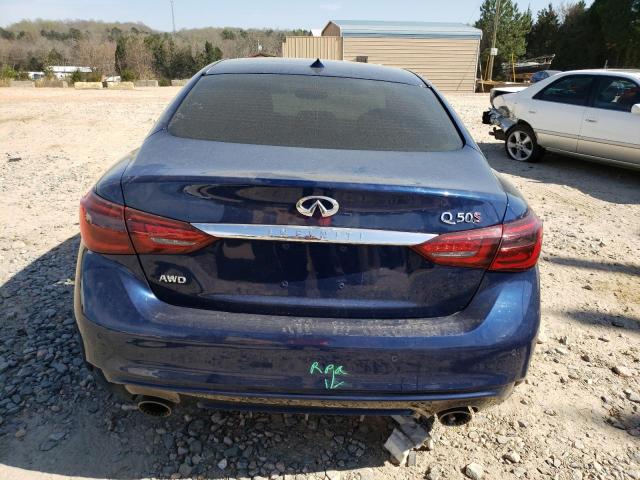 JN1FV7AR6KM800317 - 2019 INFINITI Q50 RED SP BLUE photo 6