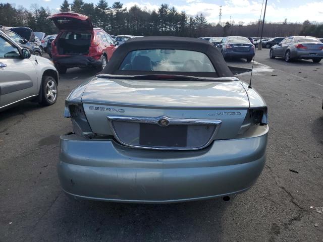 1C3EL65R05N563944 - 2005 CHRYSLER SEBRING LIMITED SILVER photo 6