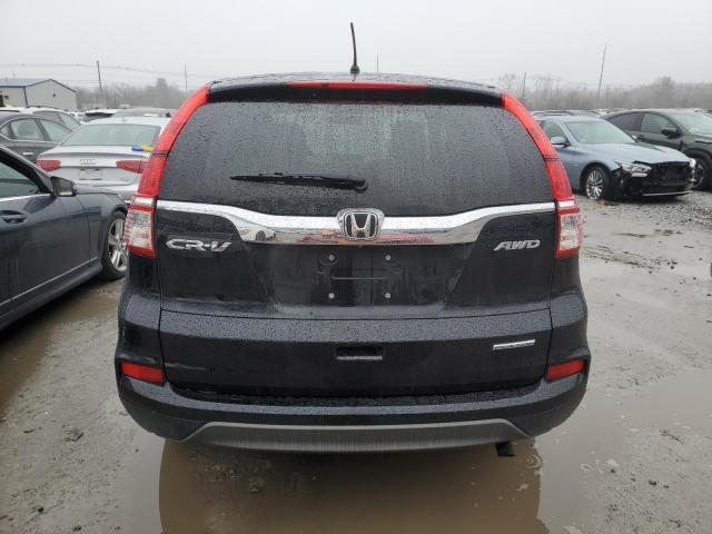 5J6RM4H49GL124717 - 2016 HONDA CR-V SE BLACK photo 6