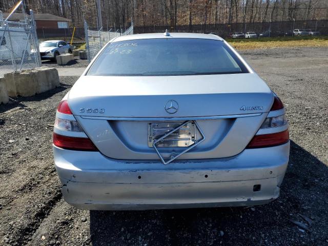 WDDNG86X08A183173 - 2008 MERCEDES-BENZ S 550 4MATIC SILVER photo 6