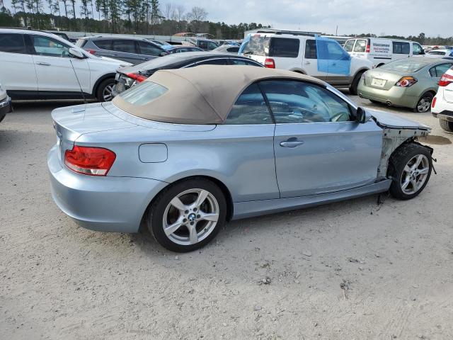 WBAUL7C57DVU09059 - 2013 BMW 128 I BLUE photo 3