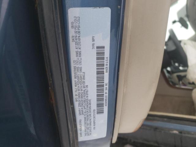 4S4BP61C567313783 - 2006 SUBARU LEGACY OUTBACK 2.5I BLUE photo 13