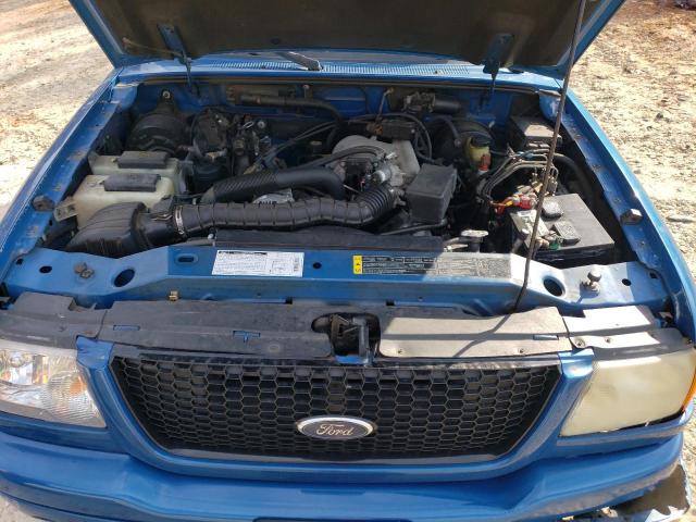 1FTYR10UX1PB50000 - 2001 FORD RANGER BLUE photo 11