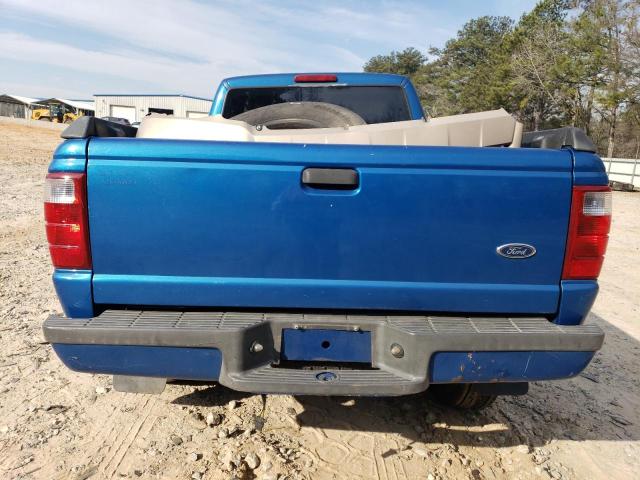 1FTYR10UX1PB50000 - 2001 FORD RANGER BLUE photo 6