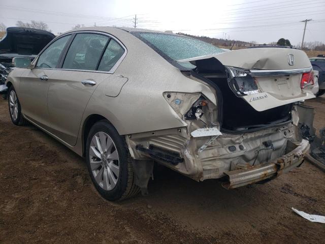 1HGCR2F84DA069366 - 2013 HONDA ACCORD EXL BEIGE photo 2