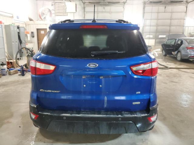 MAJ3S2GE0KC273516 - 2019 FORD ECOSPORT SE BLUE photo 6