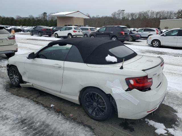 WBA1L9C57GV325066 - 2016 BMW 228 XI SULEV WHITE photo 2