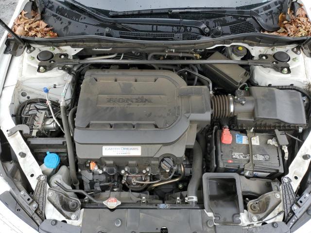 1HGCR3F89GA006743 - 2016 HONDA ACCORD EXL WHITE photo 11