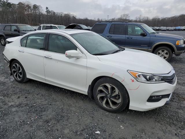 1HGCR3F89GA006743 - 2016 HONDA ACCORD EXL WHITE photo 4