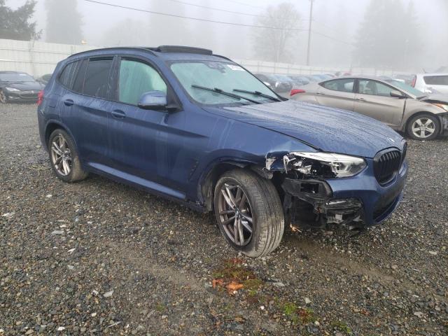 5UXTY9C08M9E42775 - 2021 BMW X3 XDRIVEM40I BLUE photo 4