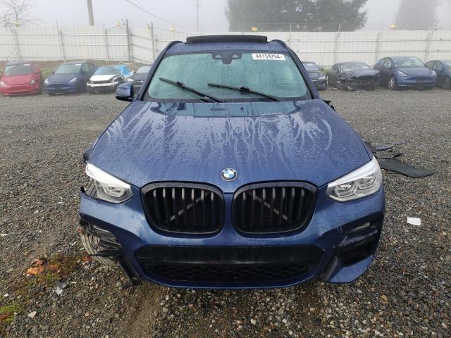 5UXTY9C08M9E42775 - 2021 BMW X3 XDRIVEM40I BLUE photo 5