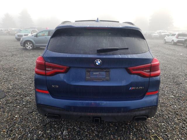 5UXTY9C08M9E42775 - 2021 BMW X3 XDRIVEM40I BLUE photo 6