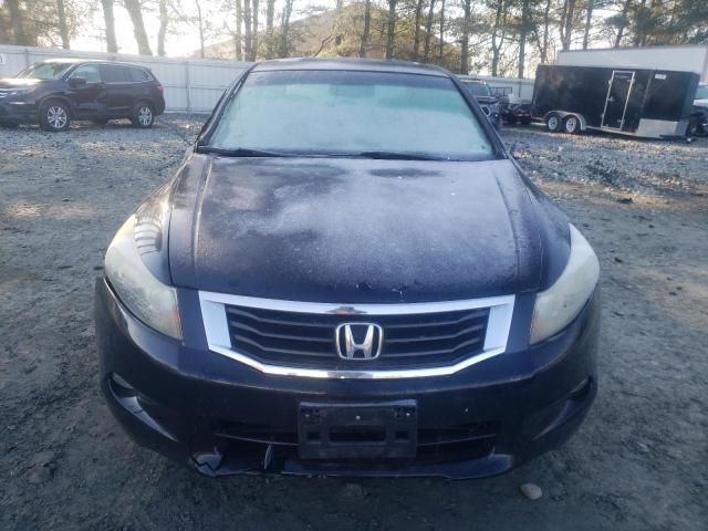 1HGCP36808A015452 - 2008 HONDA ACCORD EXL BLACK photo 5