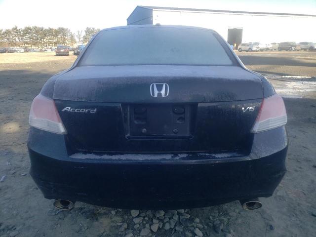 1HGCP36808A015452 - 2008 HONDA ACCORD EXL BLACK photo 6