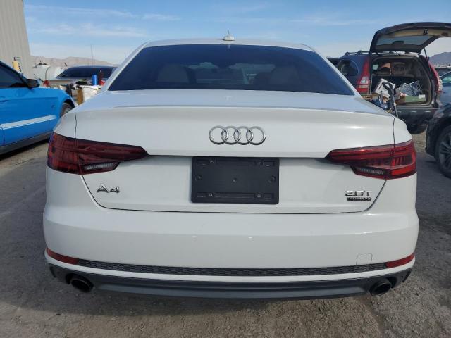 WAUDNAF45JA218107 - 2018 AUDI A4 PREMIUM WHITE photo 6