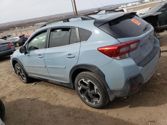 JF2GTHNC0M8249110 - 2021 SUBARU CROSSTREK LIMITED BLUE photo 2