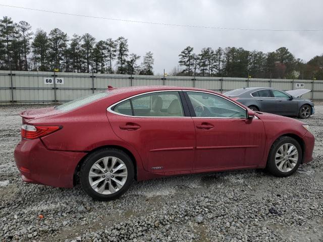 JTHBW1GG9E2045786 - 2014 LEXUS ES 300H RED photo 3