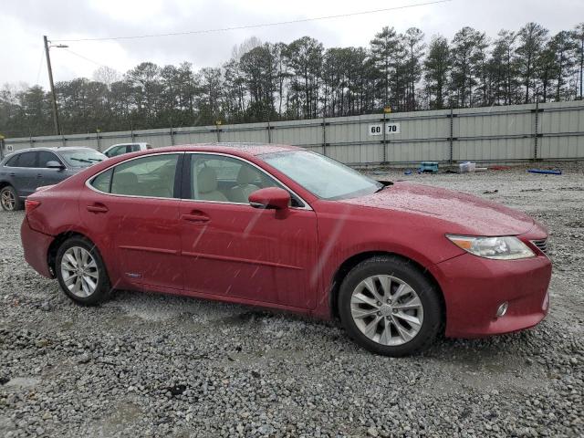 JTHBW1GG9E2045786 - 2014 LEXUS ES 300H RED photo 4