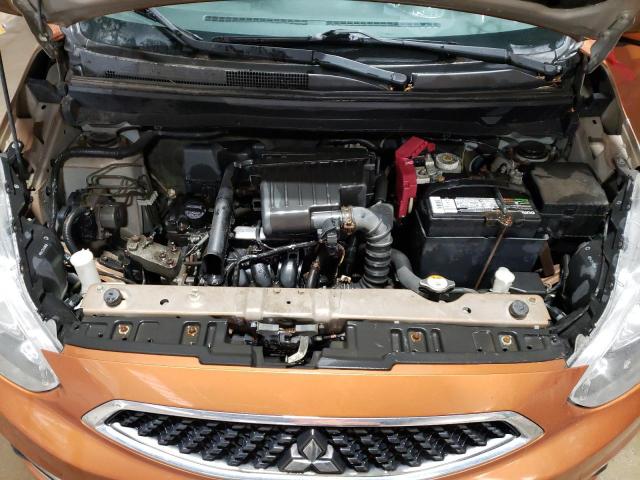 ML32A4HJ3JH002664 - 2018 MITSUBISHI MIRAGE SE ORANGE photo 11