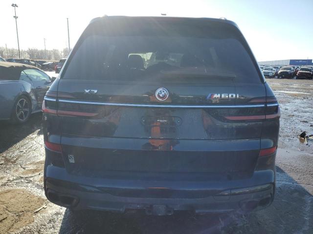 5UX33EM09P9R19611 - 2023 BMW X7 M60I BLUE photo 6