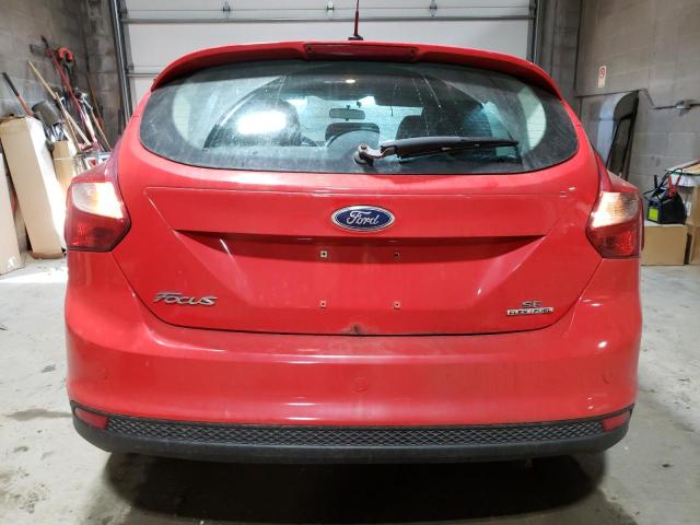 1FADP3K22DL151915 - 2013 FORD FOCUS SE RED photo 6