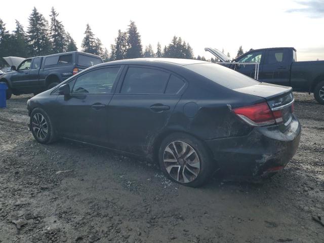 19XFB2F9XDE282506 - 2013 HONDA CIVIC EXL შავი ფოტო 2