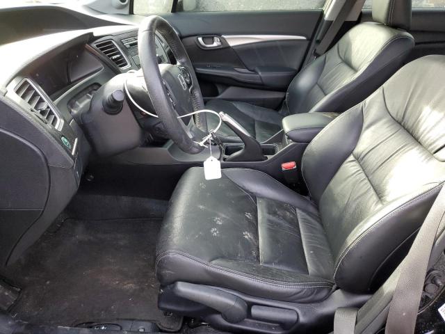 19XFB2F9XDE282506 - 2013 HONDA CIVIC EXL შავი ფოტო 7