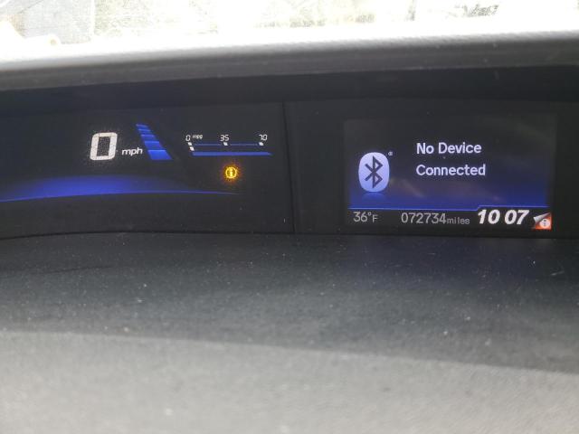 19XFB2F9XDE282506 - 2013 HONDA CIVIC EXL შავი ფოტო 9