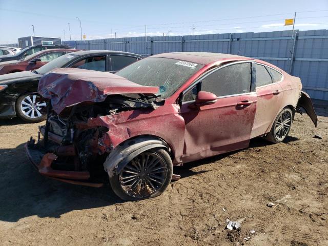 3FA6P0HD3GR164985 - 2016 FORD FUSION SE RED photo 1