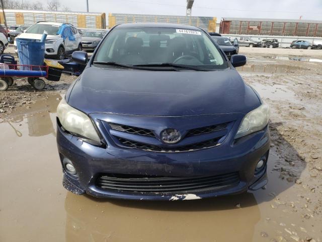 2T1BU4EE6BC676258 - 2011 TOYOTA COROLLA BASE BLUE photo 5