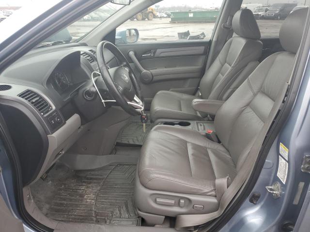 5J6RE48799L060558 - 2009 HONDA CR-V EXL BLUE photo 7