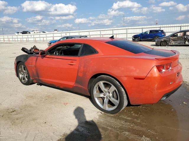 2G1FT1EW8A9167470 - 2010 CHEVROLET CAMARO SS ORANGE photo 2