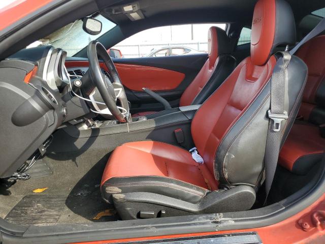 2G1FT1EW8A9167470 - 2010 CHEVROLET CAMARO SS ORANGE photo 7