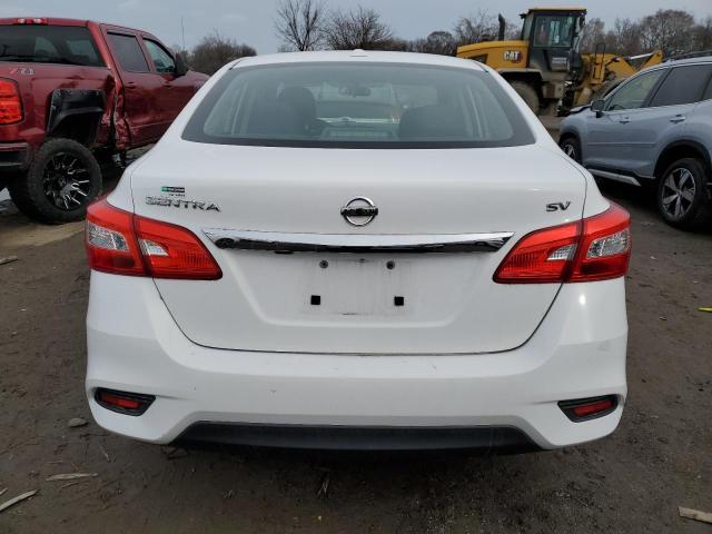 3N1AB7AP9JL652397 - 2018 NISSAN SENTRA S WHITE photo 6