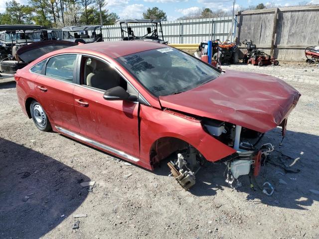 5NPE34AF1HH503932 - 2017 HYUNDAI SONATA SPORT RED photo 4