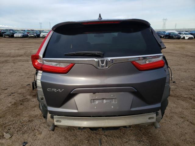 2HKRW1H88JH506234 - 2018 HONDA CR-V EXL GRAY photo 6