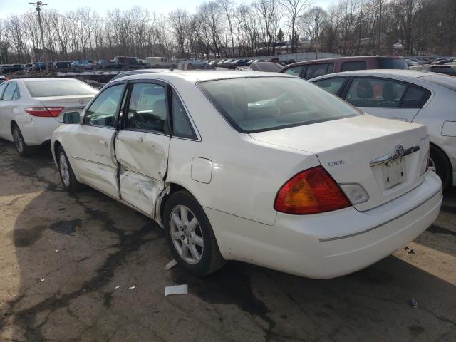 4T1BF28B4YU015951 - 2000 TOYOTA AVALON XL WHITE photo 2