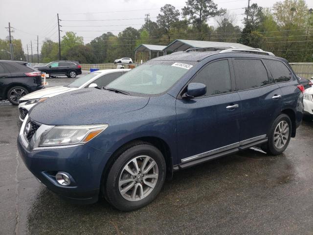 5N1AR2MN5DC658960 - 2013 NISSAN PATHFINDER S BLUE photo 1