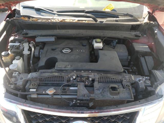 5N1AR2MNXDC609138 - 2013 NISSAN PATHFINDER S 红色 照片 12