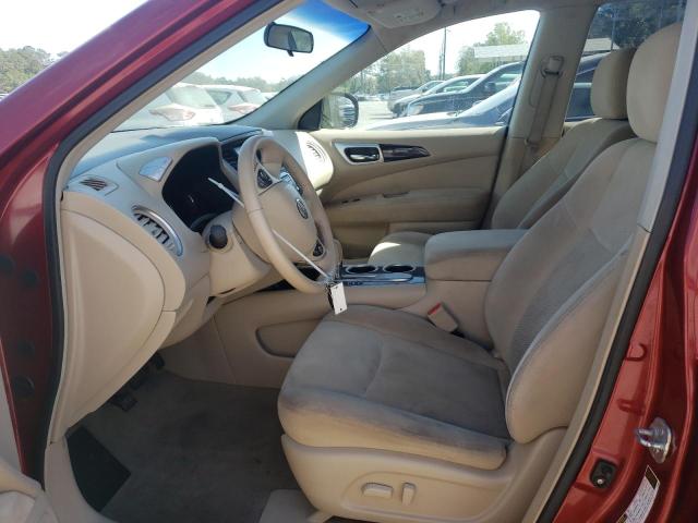5N1AR2MNXDC609138 - 2013 NISSAN PATHFINDER S 红色 照片 7