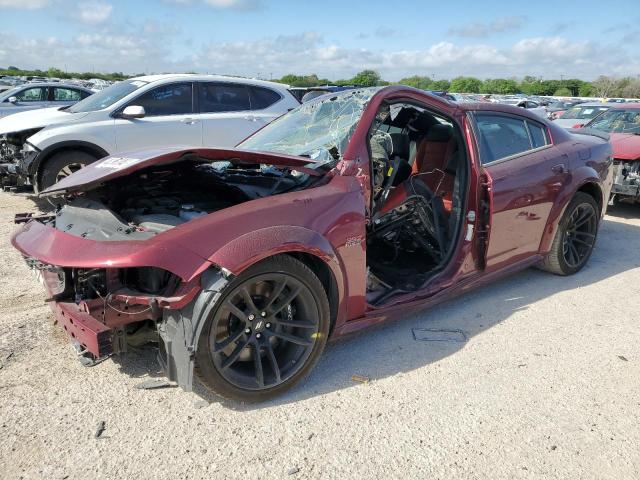 2C3CDXGJ3NH229921 - 2022 DODGE CHARGER SCAT PACK MAROON photo 1