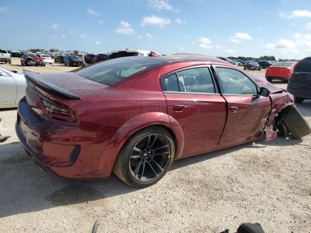 2C3CDXGJ3NH229921 - 2022 DODGE CHARGER SCAT PACK MAROON photo 3