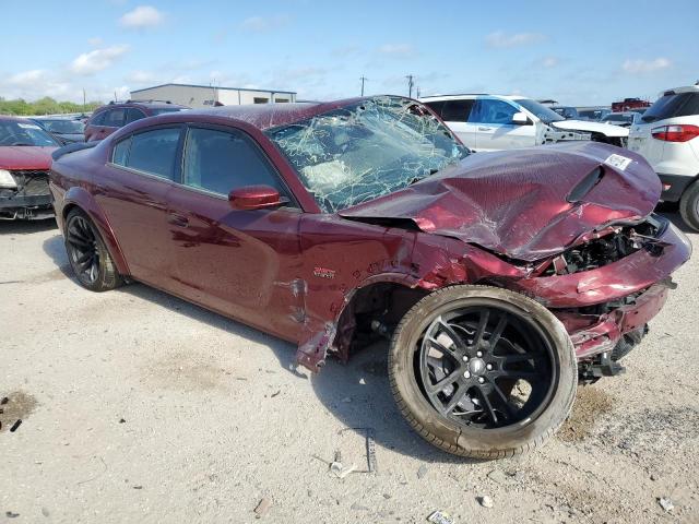 2C3CDXGJ3NH229921 - 2022 DODGE CHARGER SCAT PACK MAROON photo 4