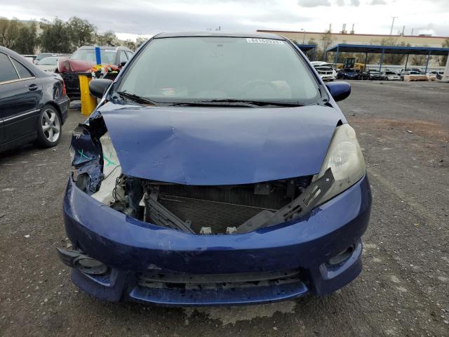 JHMGE8H61DC079544 - 2013 HONDA FIT SPORT BLUE photo 5