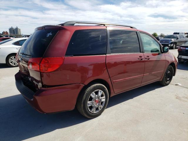 5TDZK23C08S163842 - 2008 TOYOTA SIENNA CE RED photo 3