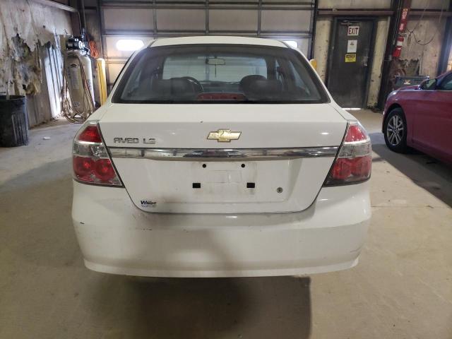 KL1TD56648B111393 - 2008 CHEVROLET AVEO BASE WHITE photo 6