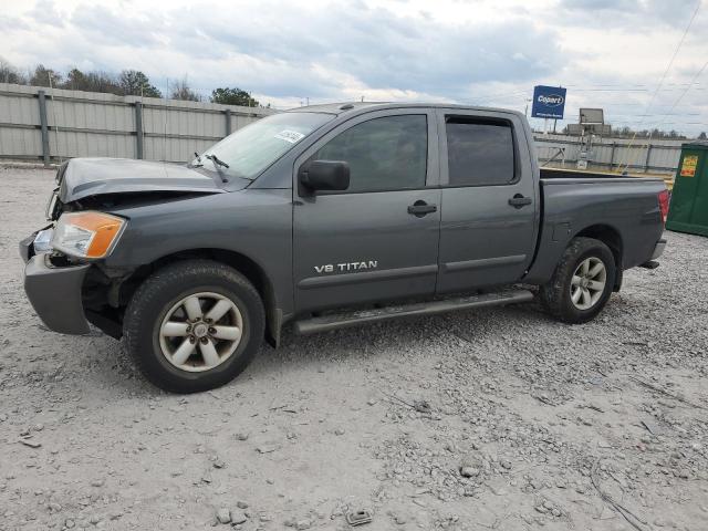 1N6BA07D59N318336 - 2009 NISSAN TITAN XE GRAY photo 1