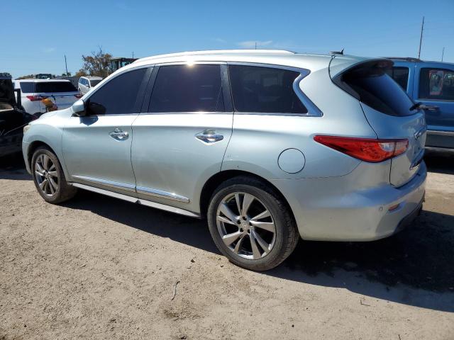 5N1AL0MMXDC325585 - 2013 INFINITI JX35 SILVER photo 2