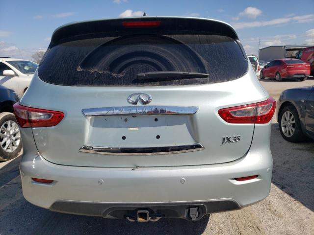 5N1AL0MMXDC325585 - 2013 INFINITI JX35 SILVER photo 6