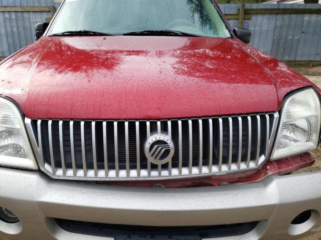 4M2ZU86W03ZJ31459 - 2003 MERCURY MOUNTAINEE RED photo 12